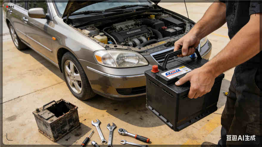 忠县汽车换电瓶电话【案例】